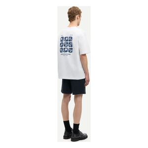 Samsoe Samsoe - Camiseta de algodón Sacohen | Blanco