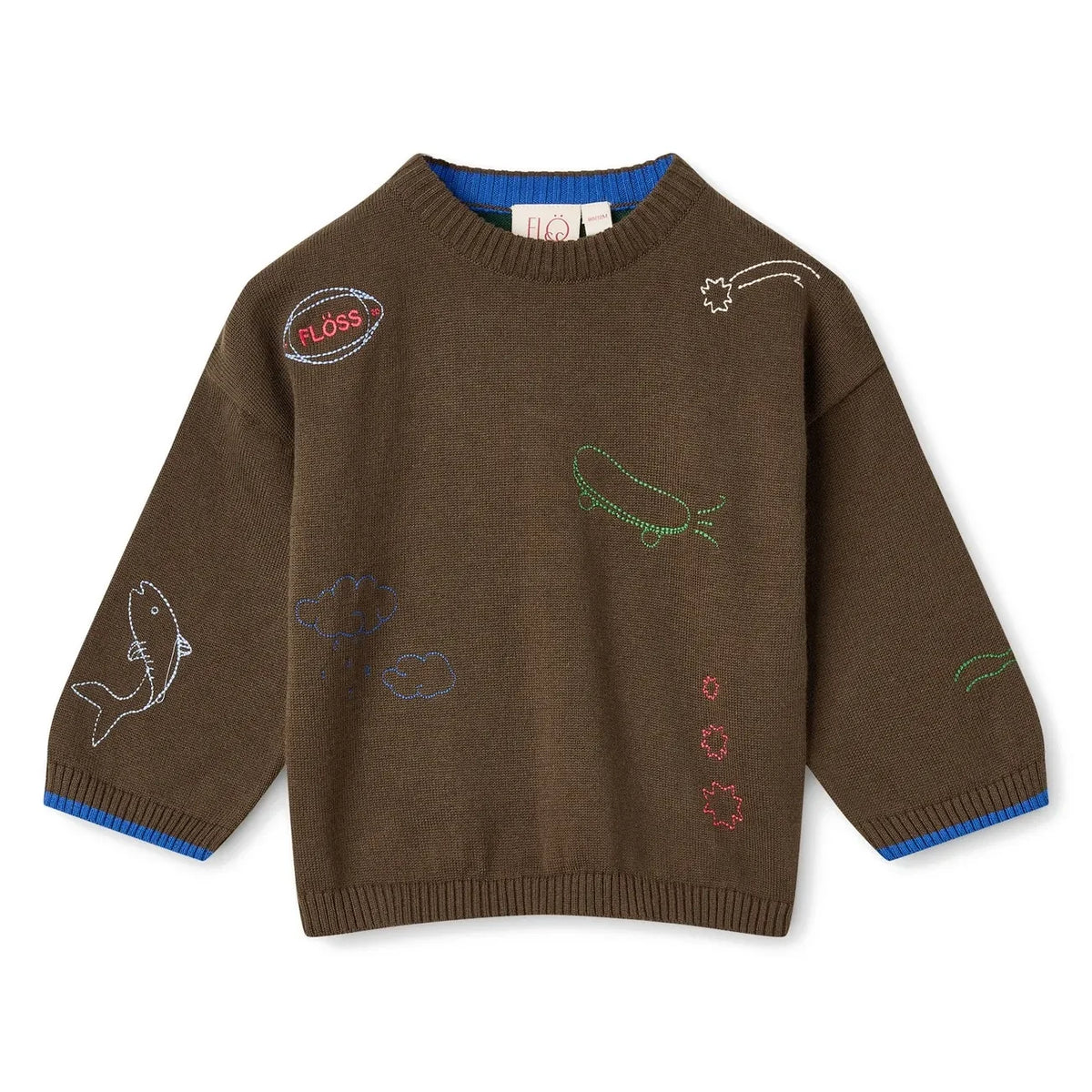 Flöss - Gustav Jersey | Marrón