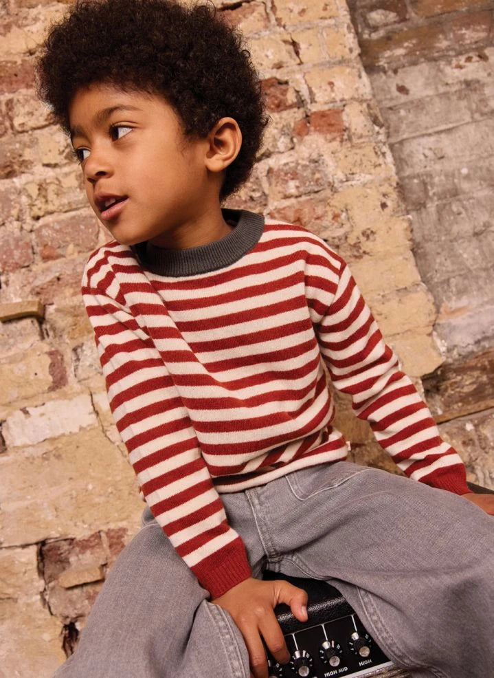 Bonton - Pepito Jersey a rayas | Caramel