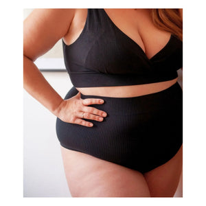 Mama Hangs - High Waist Slips für den Alltag | Schwarz