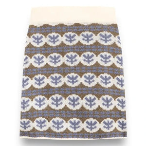 Birinit - Falda de lana Julieta Merino | Azul