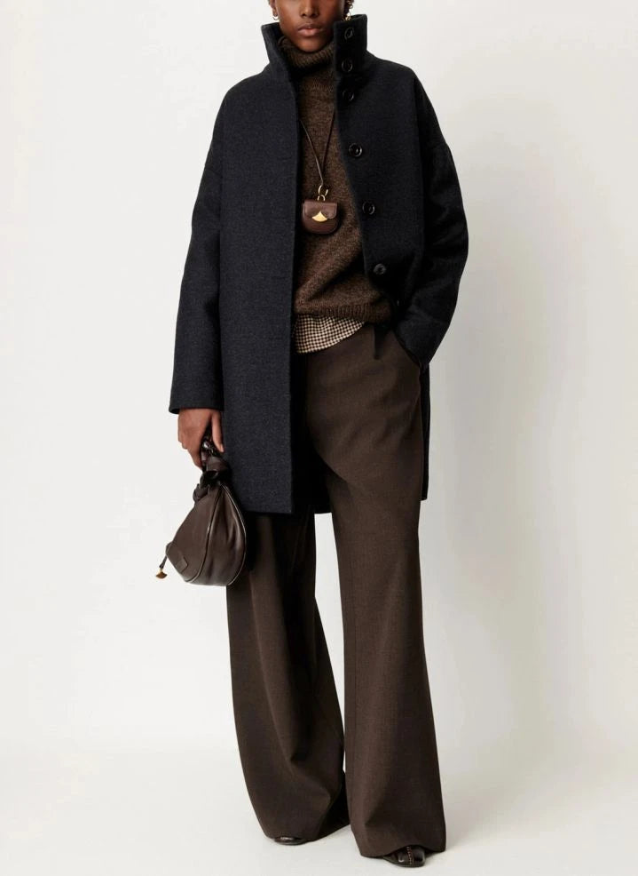 Sessùn - Paradise Wool Coat | Black