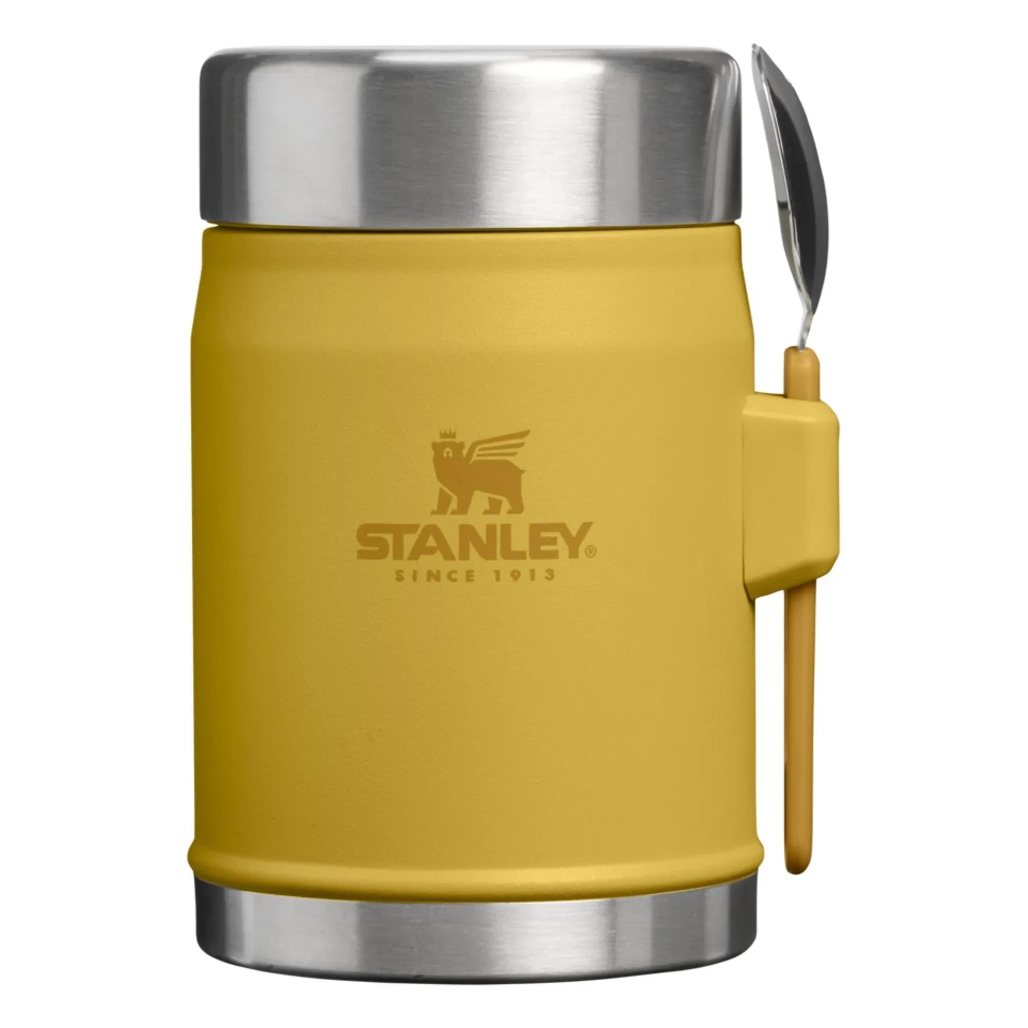 Stanley 1913 - Recipiente térmico legendario, con cuchara/tenedor, 0,4 L | Mostaza