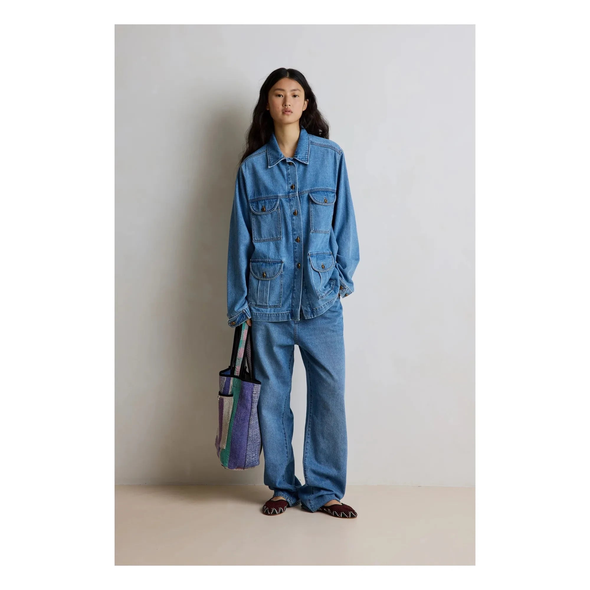 Hod - Elly Denim Sahara Ceket | Mavi
