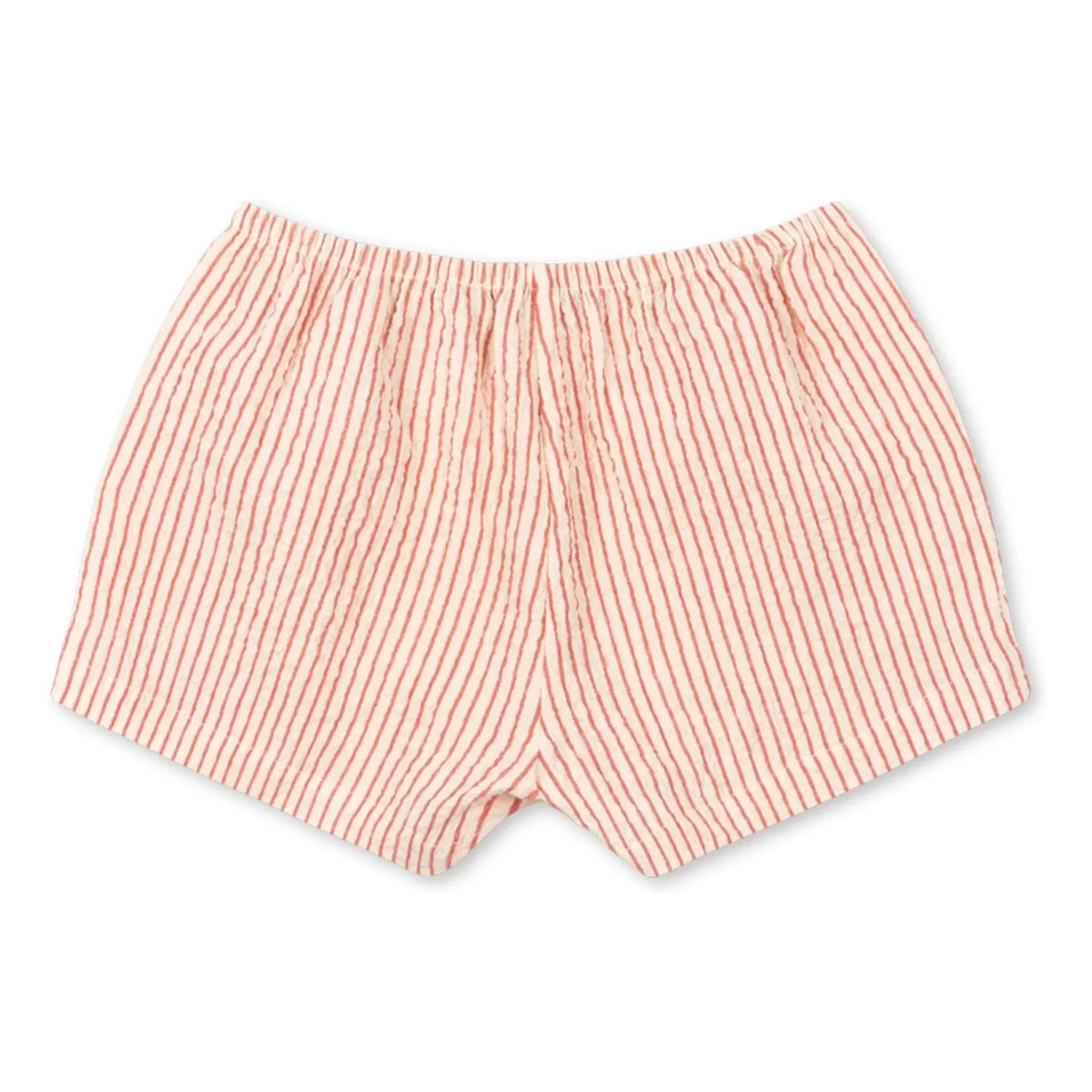 Konges Sløjd - Ellie Striped Organic Cotton Shorts | Red