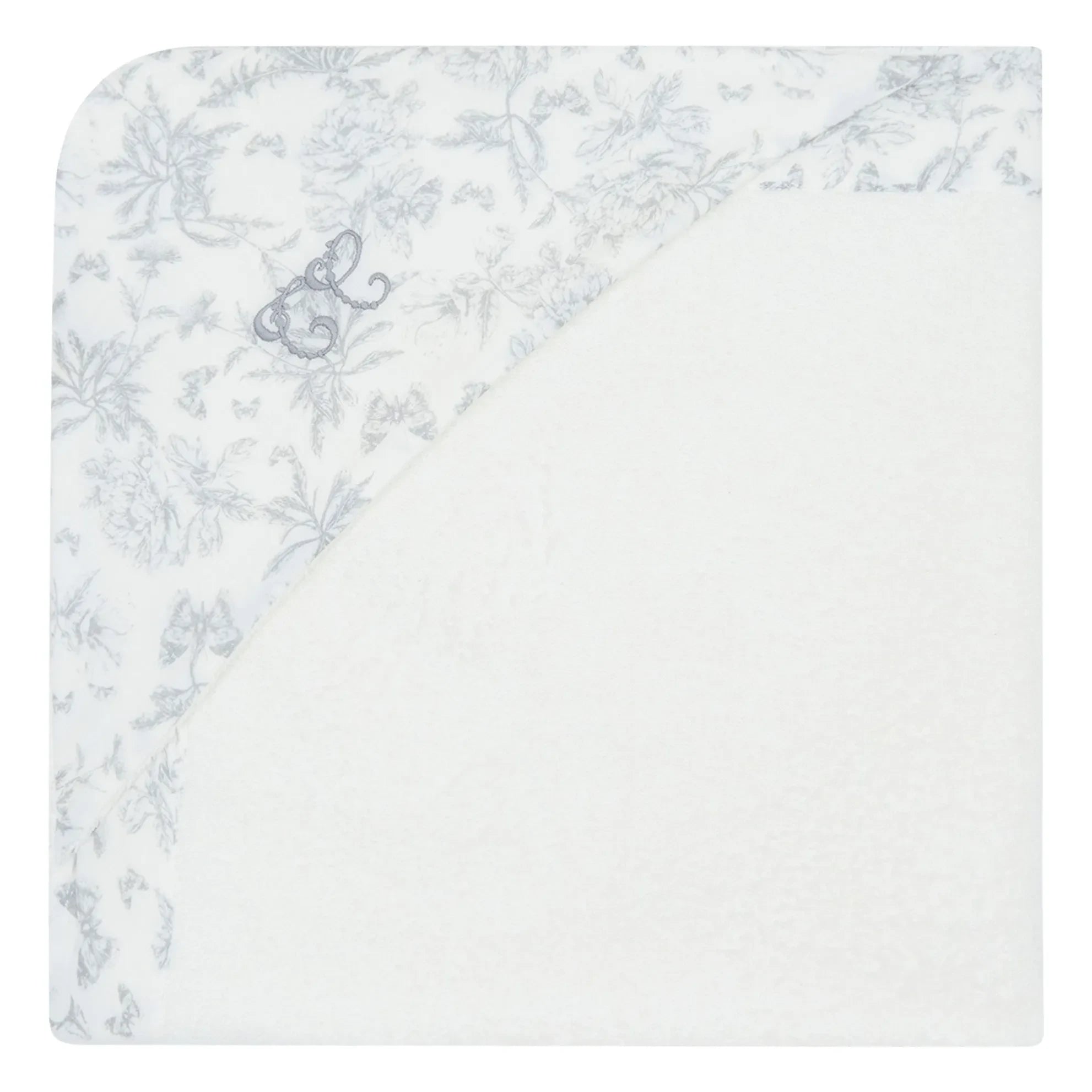 Tartine et Chocolat - Toile de Jouy bebek bornozu | Gri