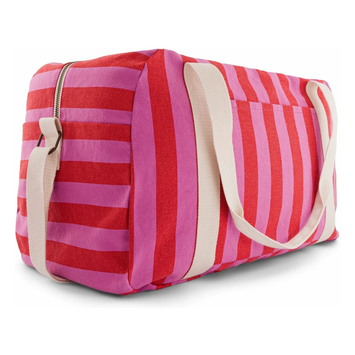 Rose in April - Raphaël Striped Baby Care Bag | Pink