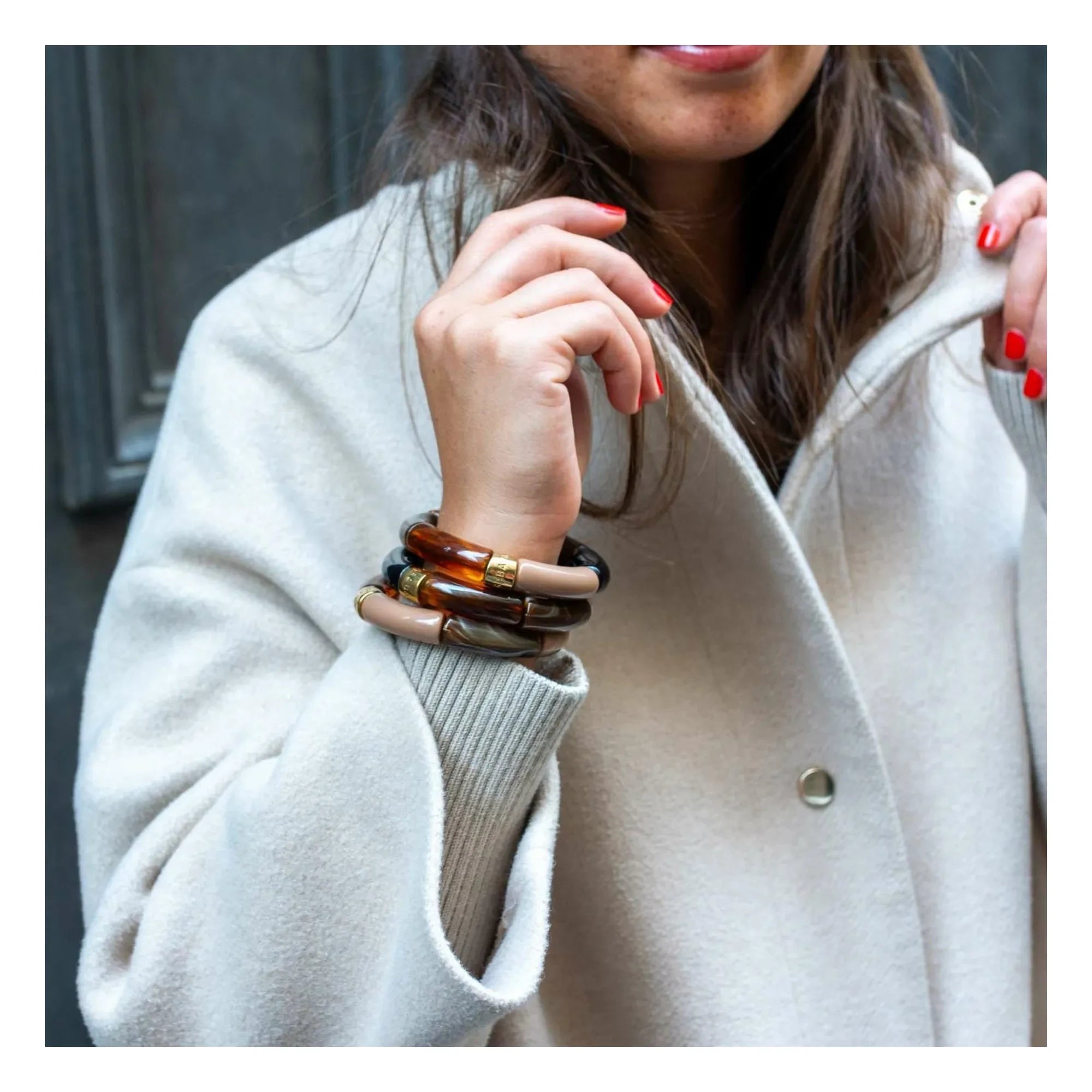 Parabaya - Moca 2 Armband | Braun