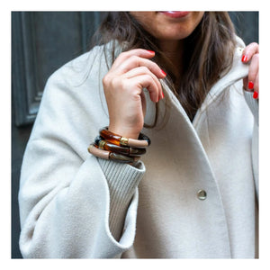 Parabaya - Moca 2 Armband | Braun