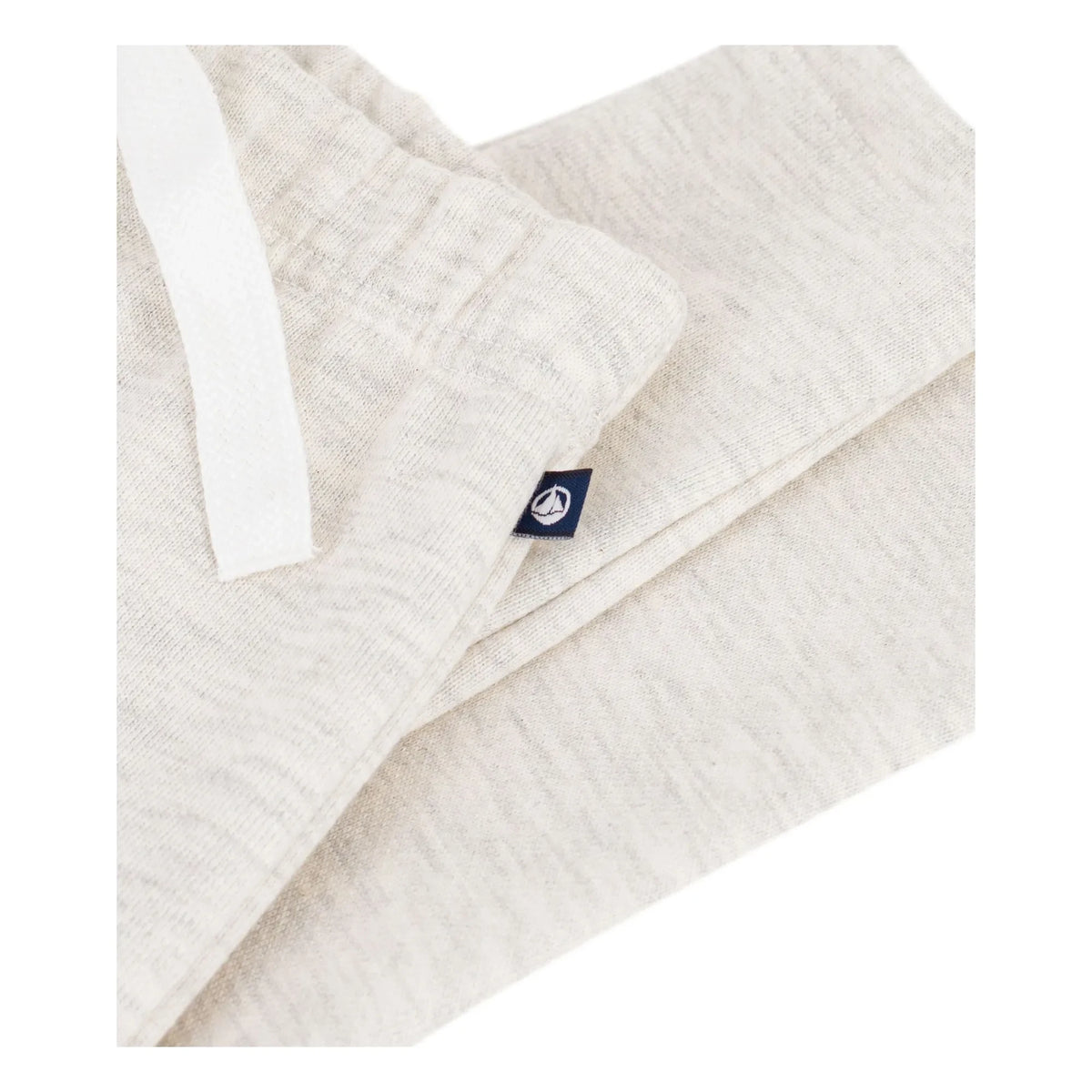 Petit Bateau - Pantalones lisos | Beige jaspeado