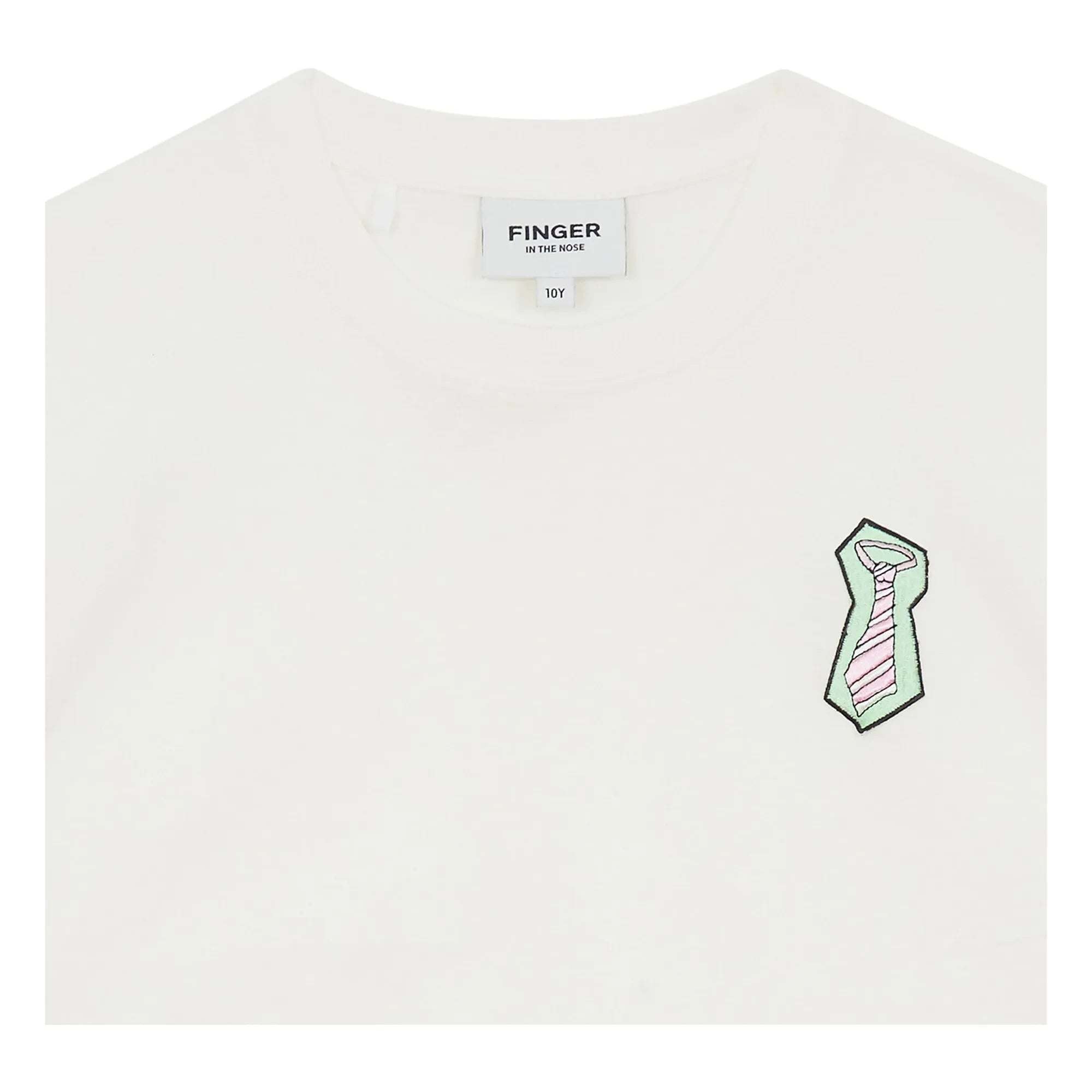 Finger in the nose - Camiseta extragrande de algodón orgánico Filo | Blanca