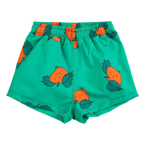 Bobo Choses - Orange Baby-Badeshorts | Grün