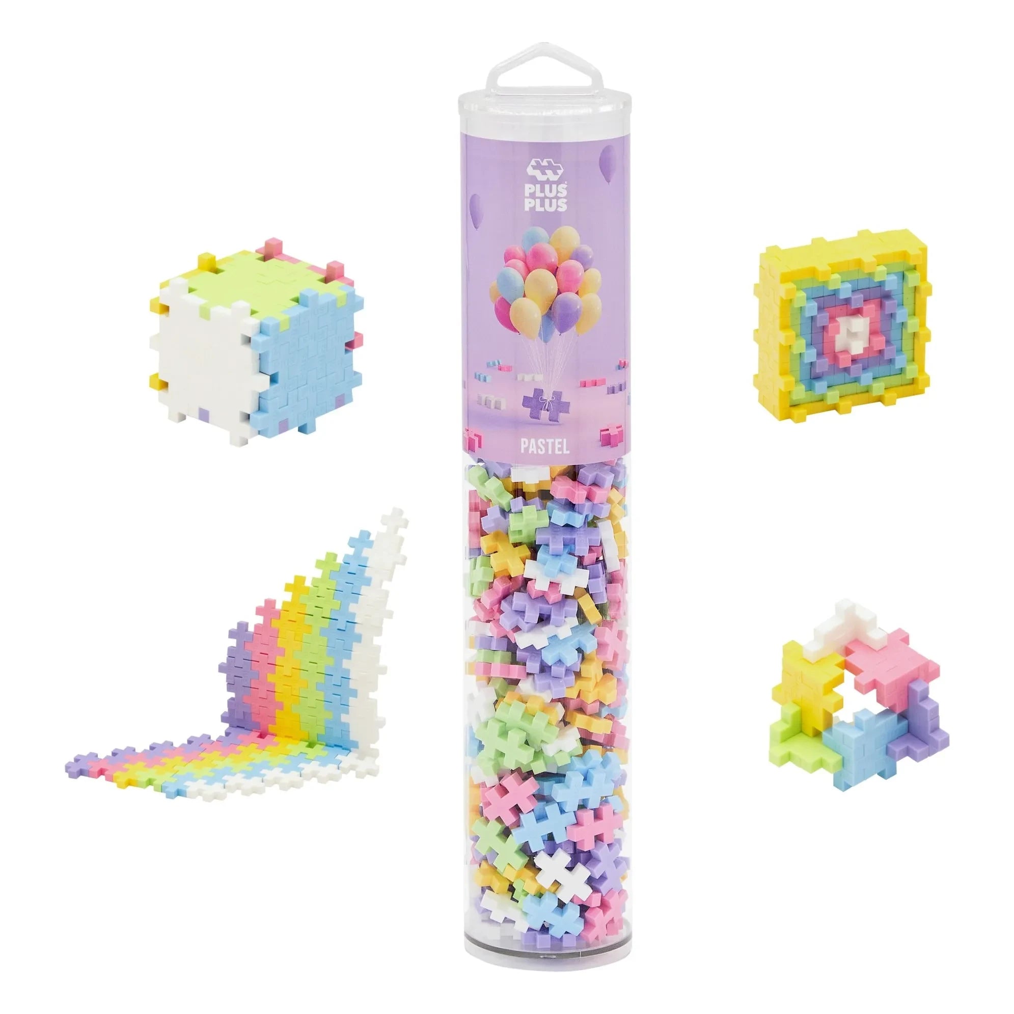 Plus-Plus - Pastel tüp - 240 parça