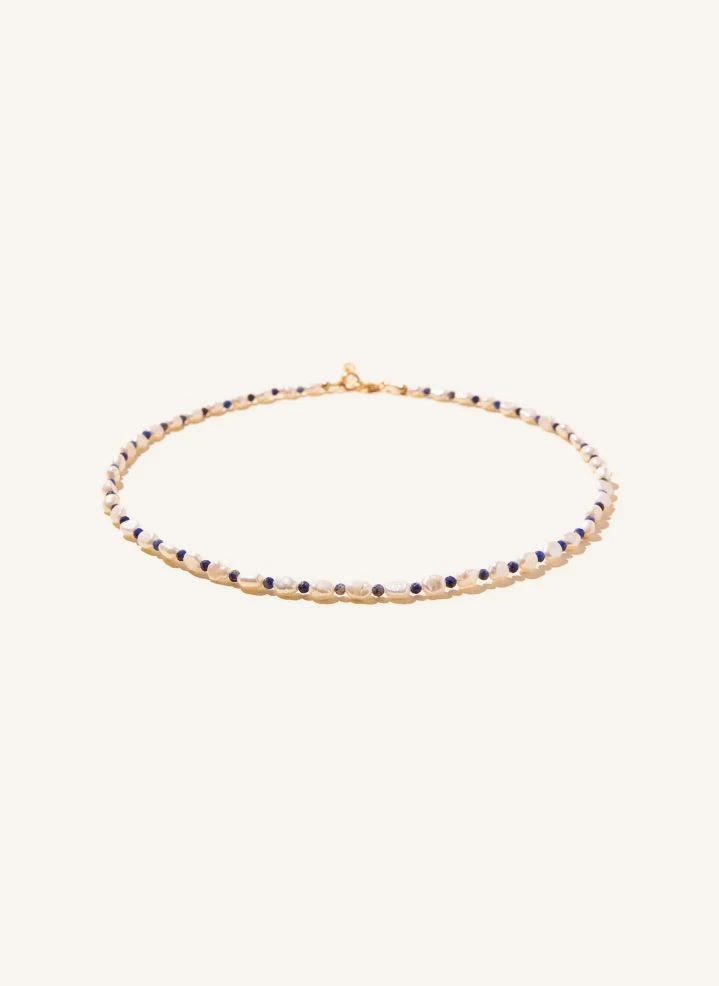 Camille Colette Studio - Collar Auri Lapis Lazuli | Azul