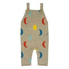 Bayiri - Buzos de algodón orgánico con fases lunares | Beige jaspeado