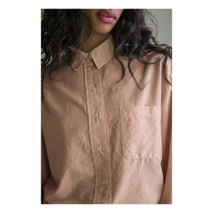 THEAVANT - Camisa de algodón para hombre | Avellana