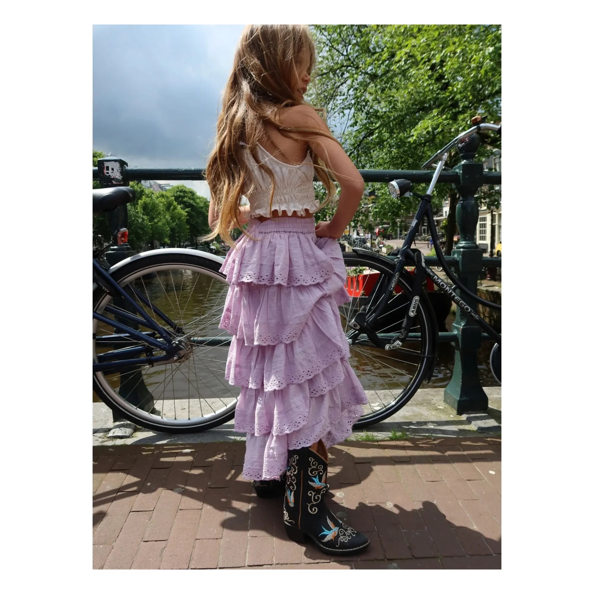 Bootstock - Santiags Dappermaentje X Bootstock en cuero | Negro