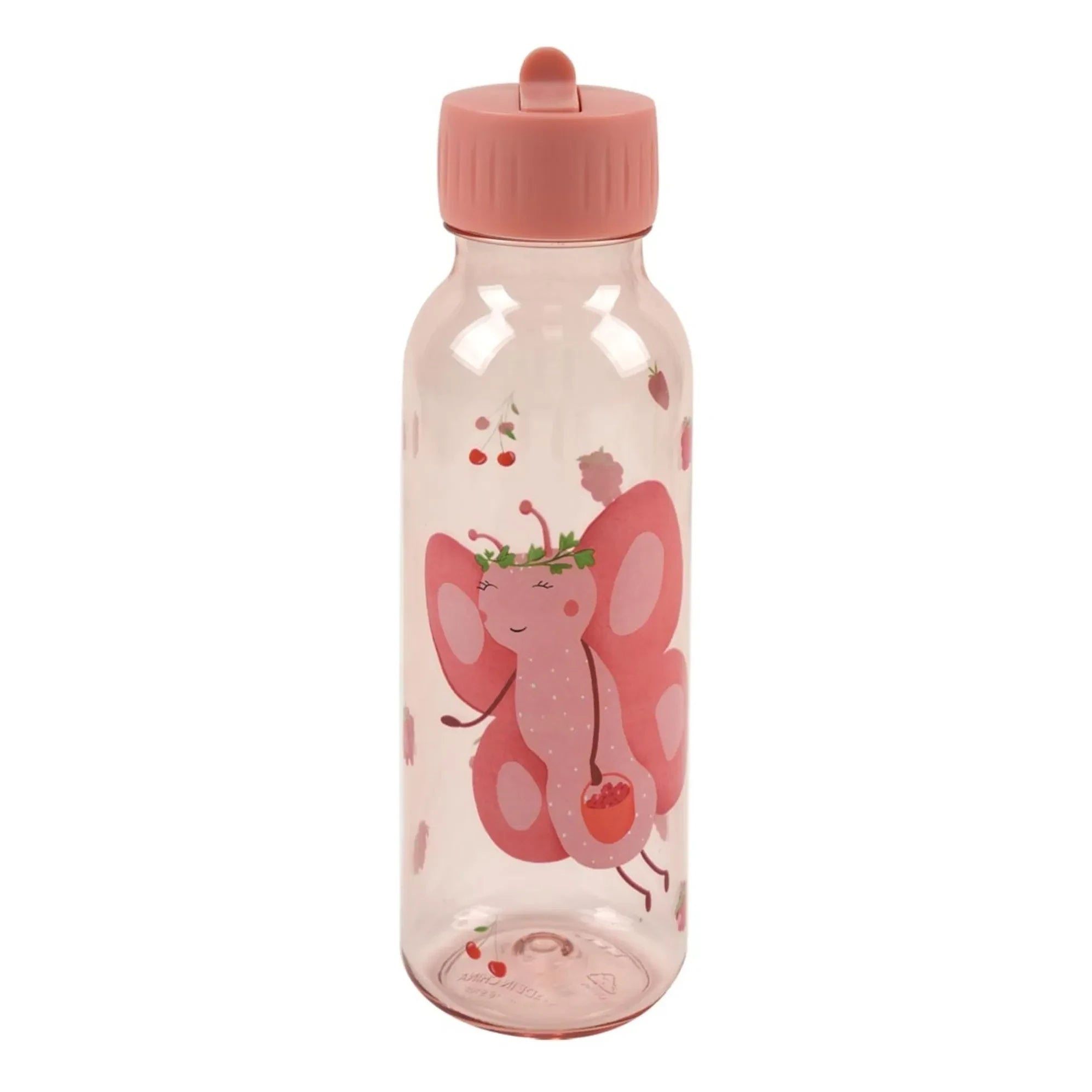 Trixie - Botella Tritan™ 500ml Fruit Fairy Mrs. Butterfly | Rosa