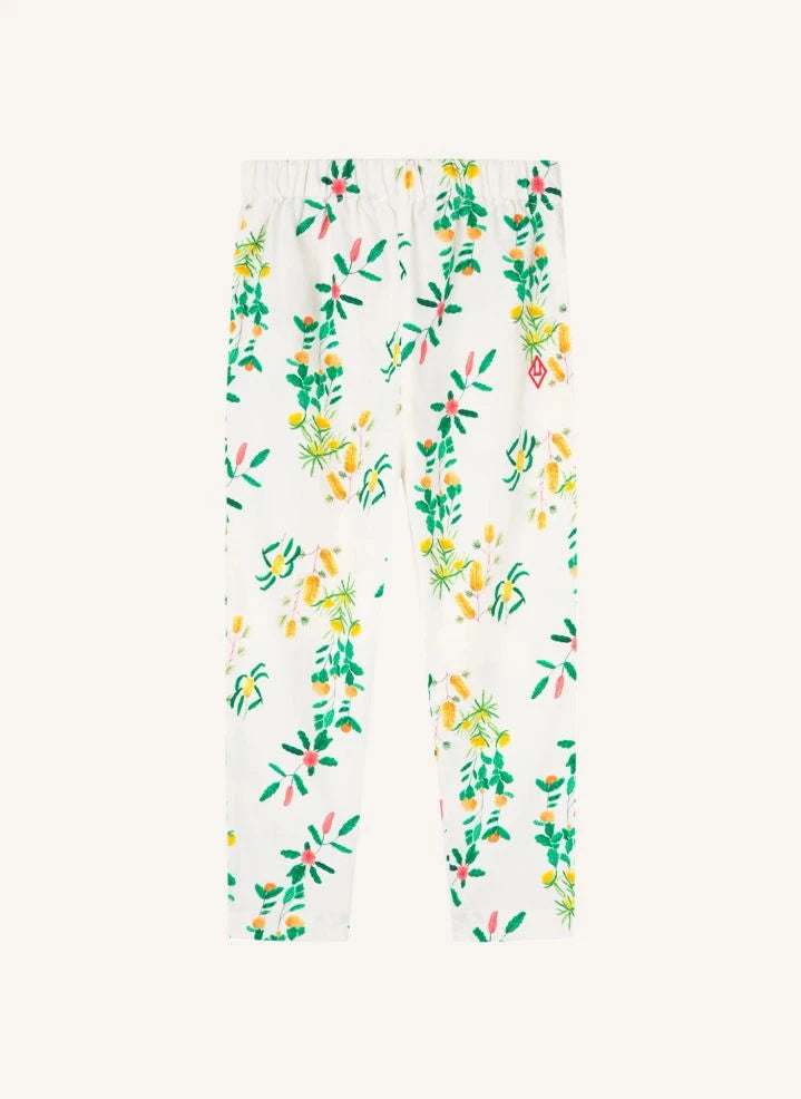 The Animals Observatory - Flower Patterned Trousers | White