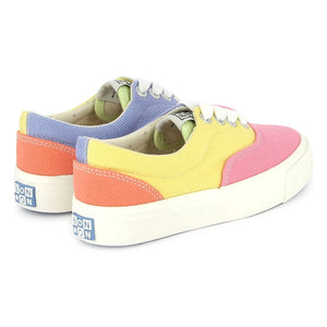 Bonton - Elastik Bağcıklı Kaykay Sneakers | Candy pink