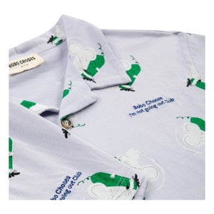 Bobo Choses - T-Shirt und Shorts-Set mit Mausmotiv aus Bio-Baumwolle | Lila
