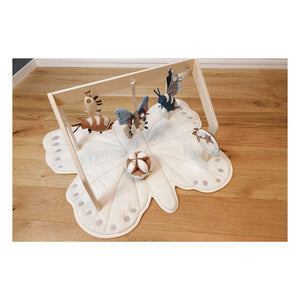 Cam Cam - Papillon Play Mat | Ecru