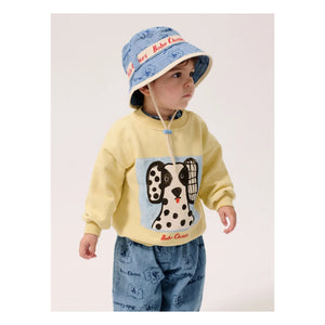 Bobo Choses – Dalmatinisches Sweatshirt für Babys aus Bio-Baumwolle | Gelb