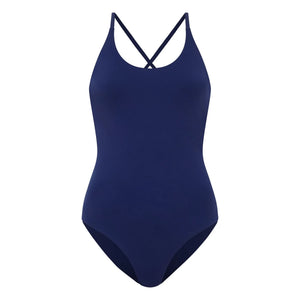Smallable Woman - Amy One-Piece Cross-Back Swimsuit | Indigo Blue