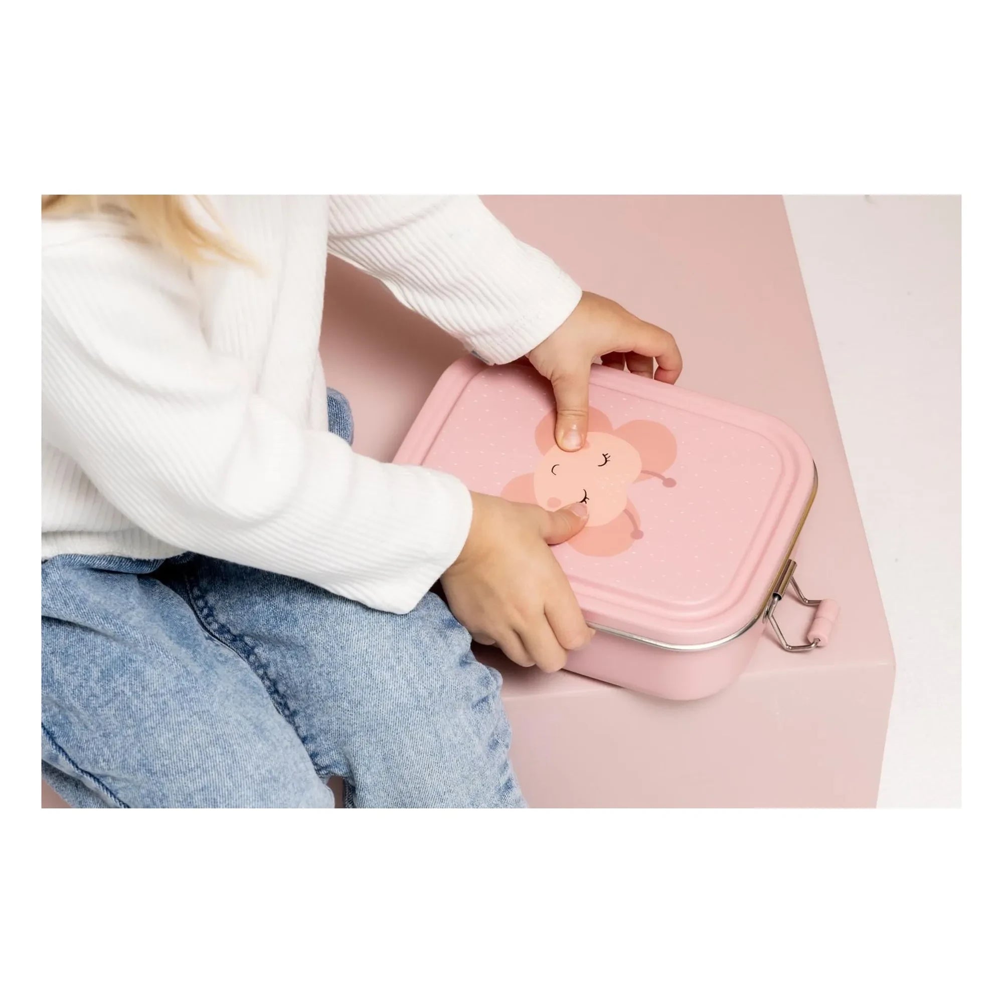 Trixie - Mrs. Butterfly Small Lunch Box | Pink