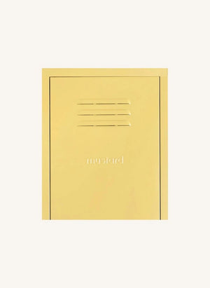 Mustard Made - İnce Metal Dolap | Soluk sarı