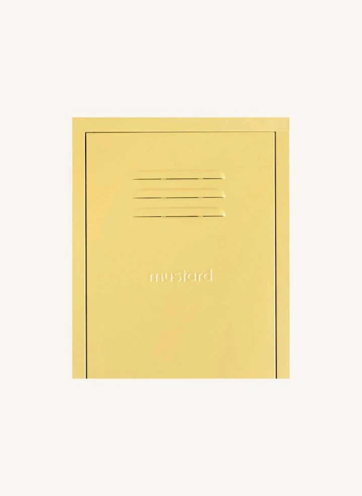 Mustard Made - İnce Metal Dolap | Soluk sarı