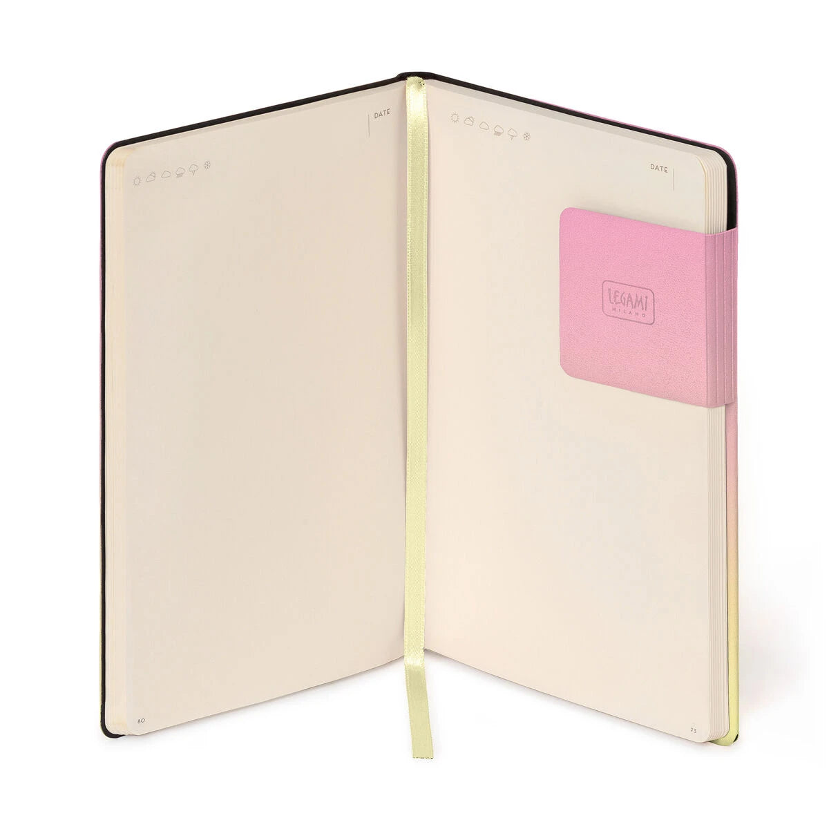 Legami - Cuaderno con Páginas en Blanco y Funda Suave - Sunrise Lover - Mi Cuaderno