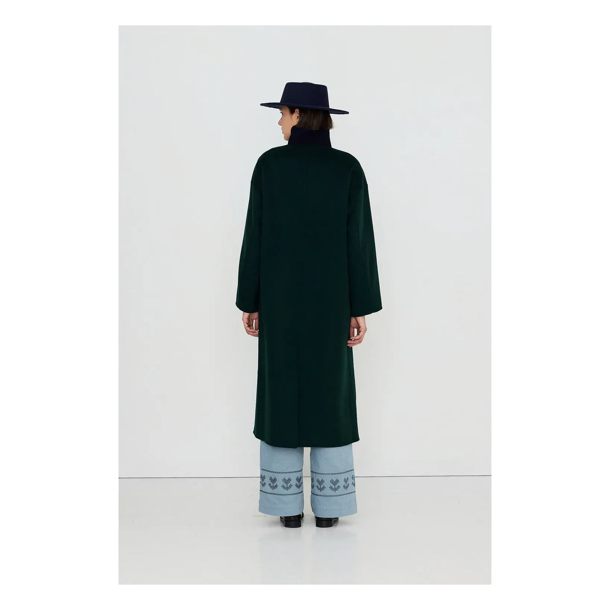 The Tiny Big Sister - Color Block Wool Coat | Mavi