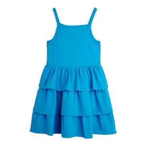Mini Rodini - Planète Bio-Baumwollkleid | Blau