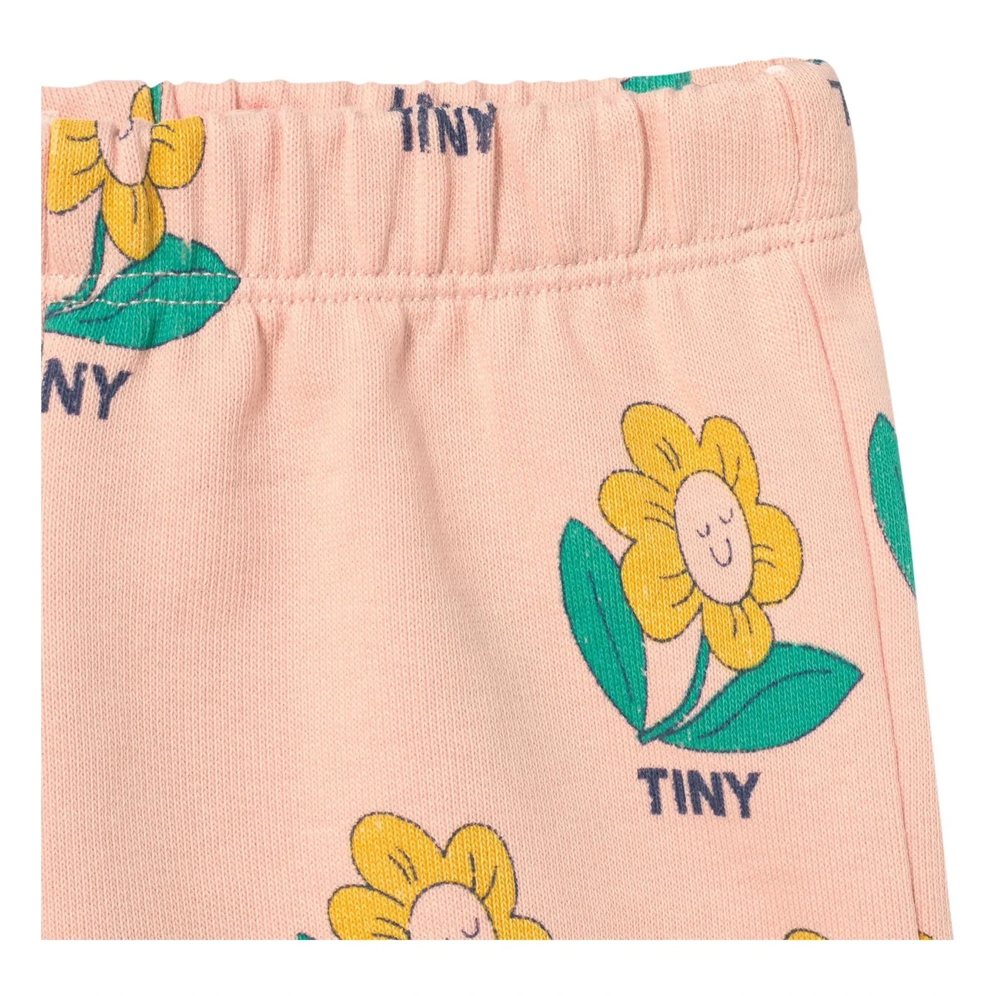 Tinycottons - Organik Pamuk Çiçek Desenli Jogger | Pembe