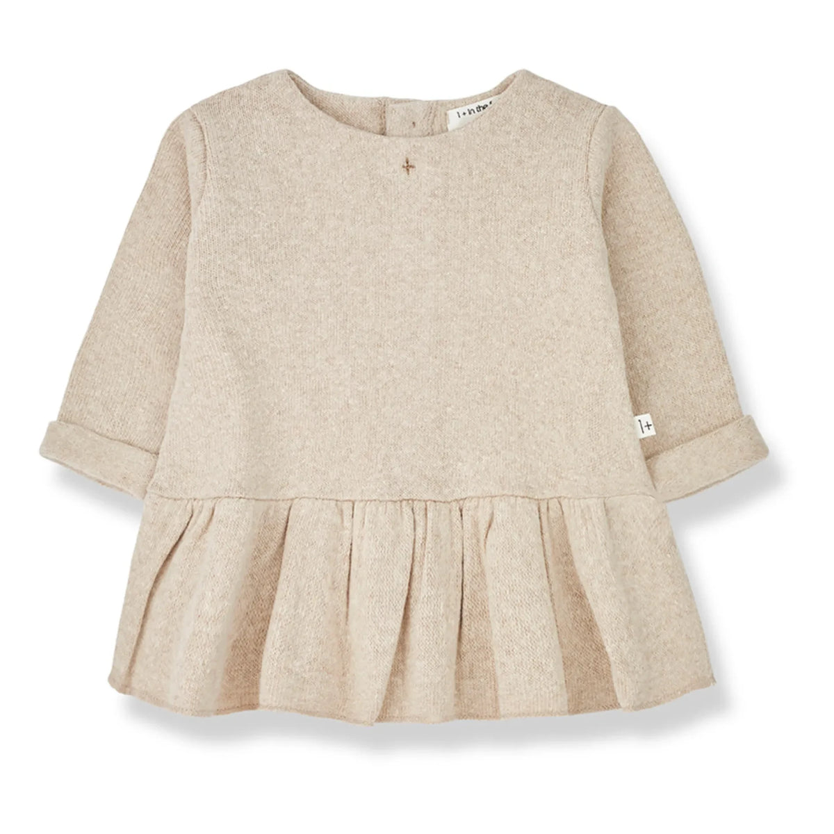 1+ in the family - Vestido Cecile Fibra Reciclada | Beige