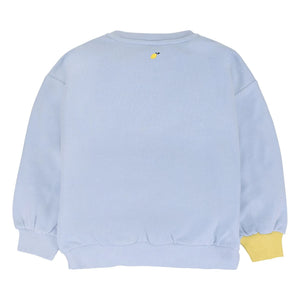 Sticky Lemon – Logo SL Pullover | Blau
