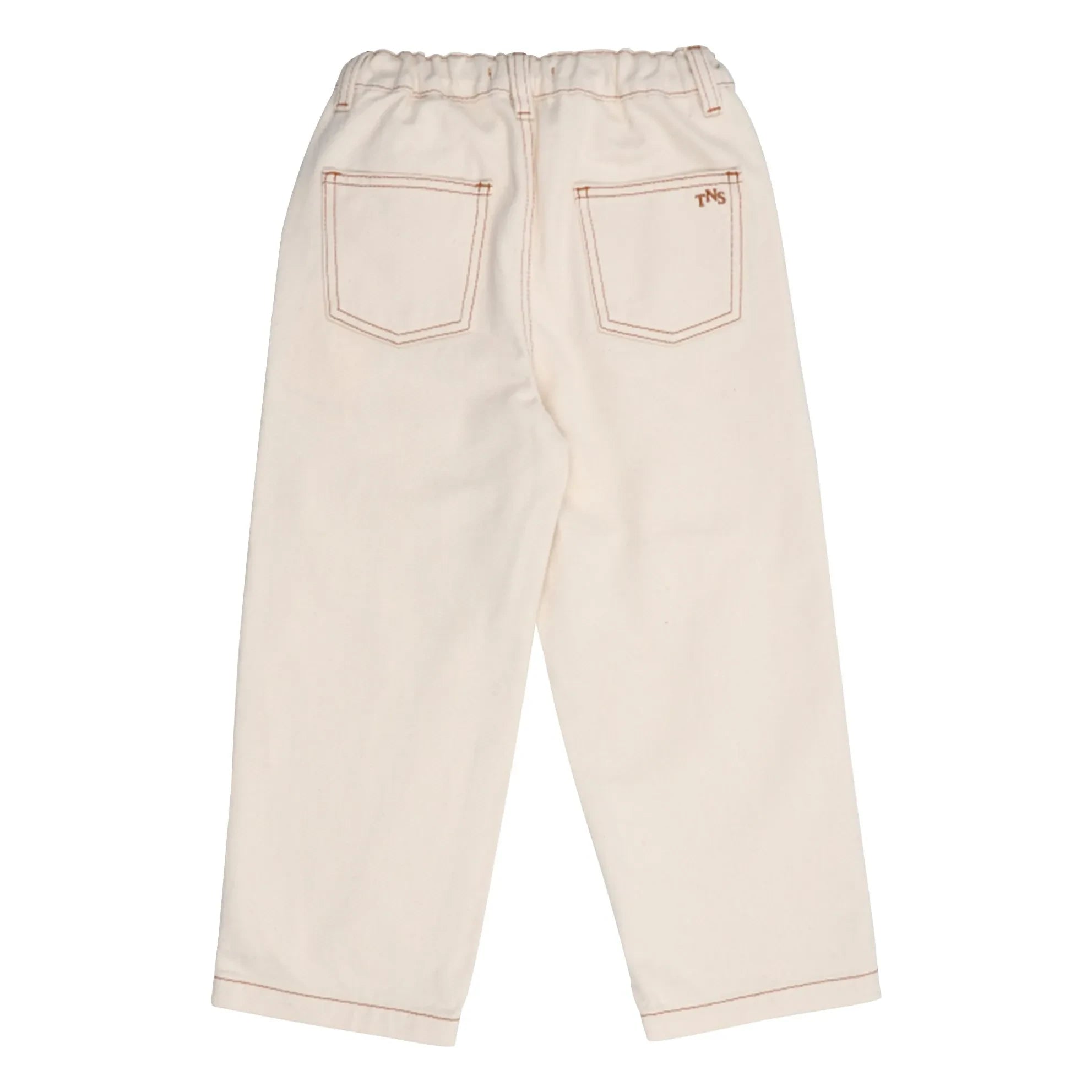 the new society - Baggy Jeans aus Bio-Baumwolle | Ecru