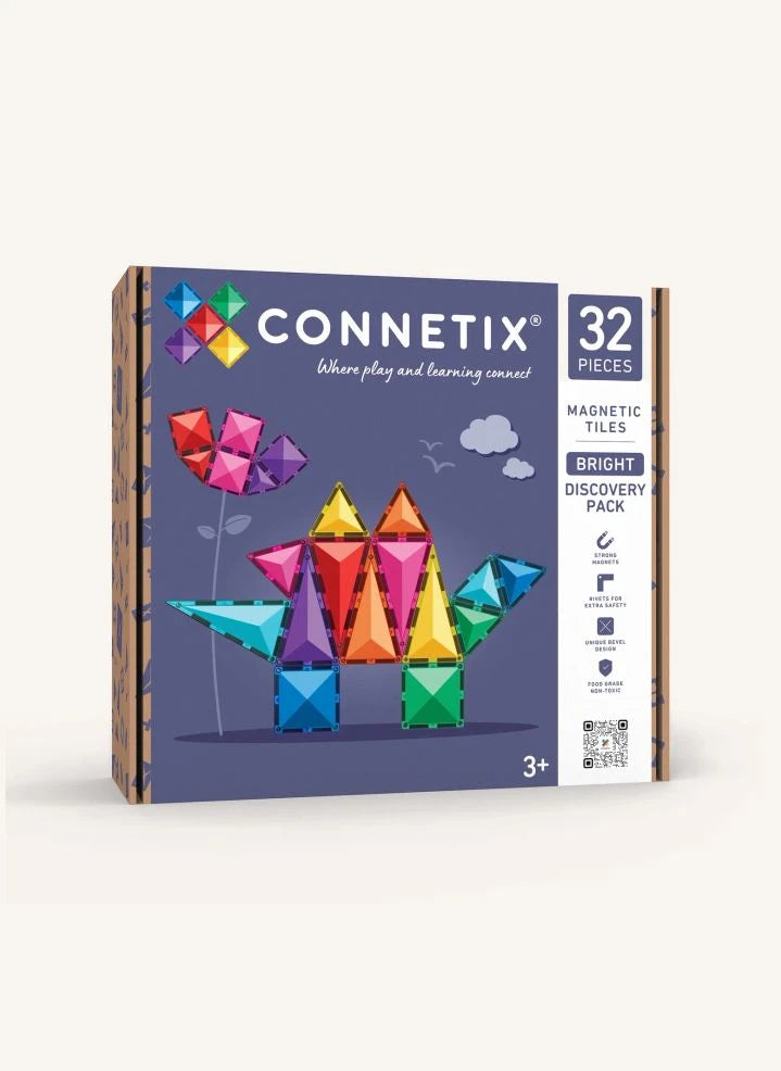 Connetix - Entdeckungspaket - 32 Teile | Pastell