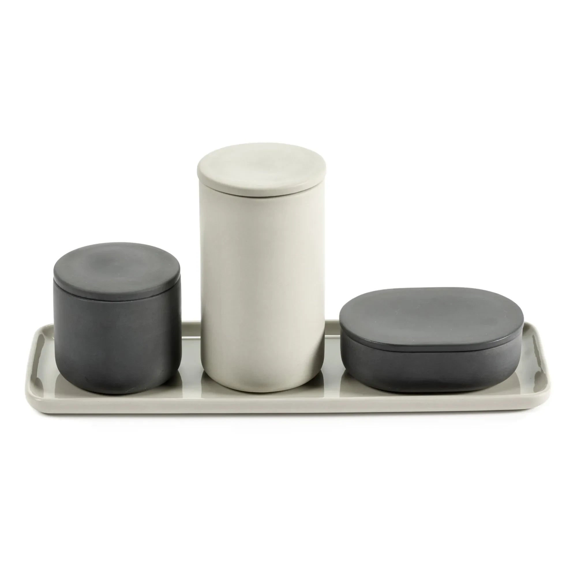 Serax - Round Lid Box | Dark Gray