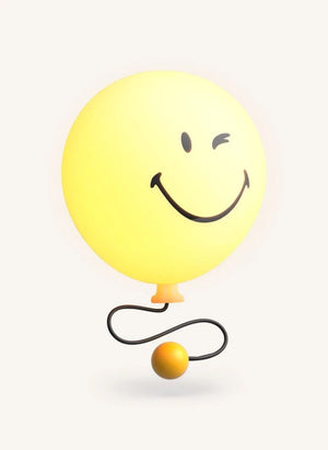 MOB - Bubbly Duvar Apliği - MOB x Smiley World | Sarı