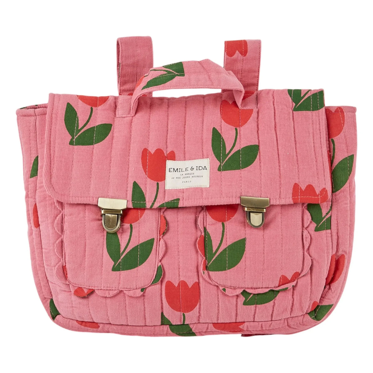Emile et Ida - Bolso tulipanes | Rosa