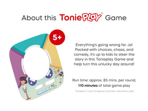 Tonies - İngilizce Unlucky Jo: अराजकता से भरा एक मज़ेदार दिन - Tonieplay