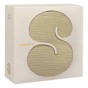 Soft Spot - Organic Cotton Fitted Sheet | Hojicha
