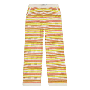 Scotch & Soda - Lurex File Çizgili Pantolon | Sarı