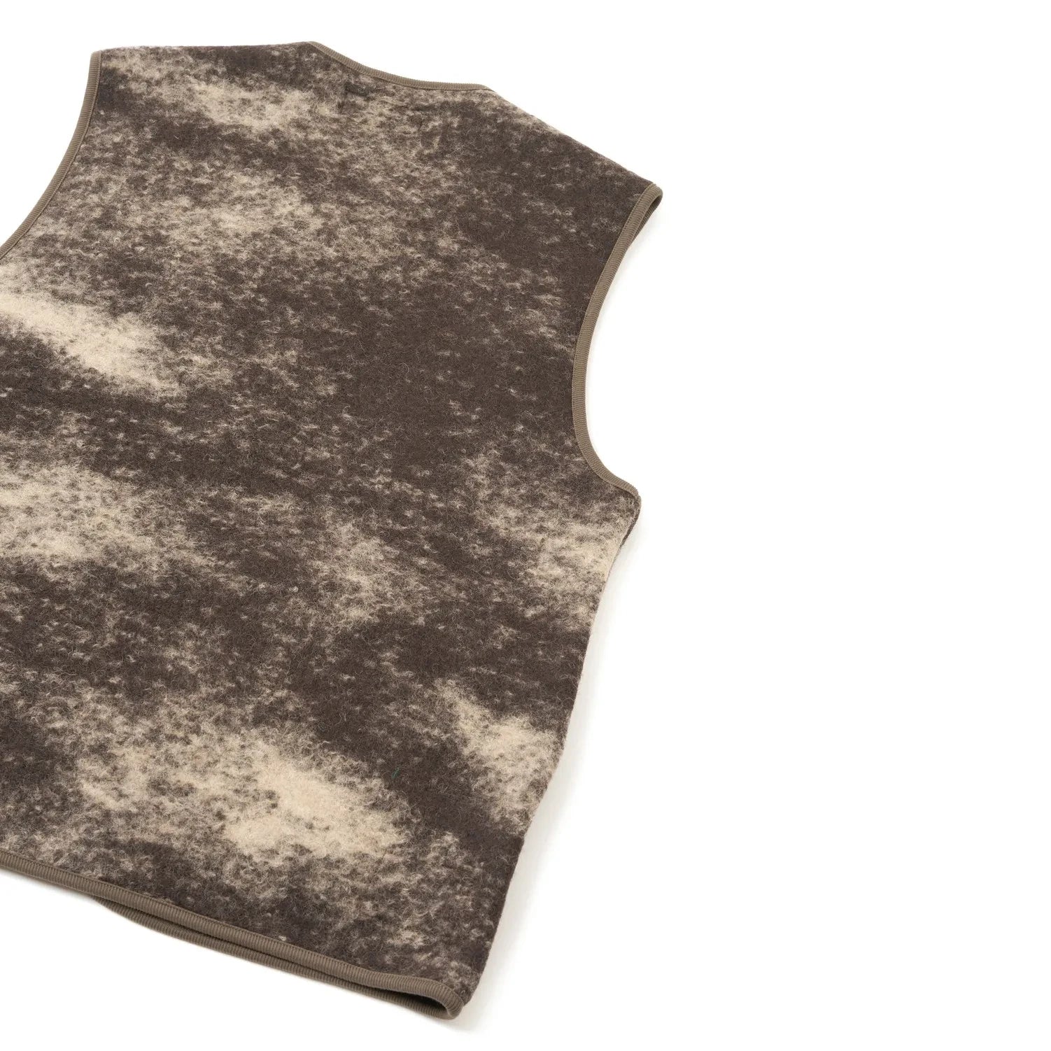 Universal Works - Sleeveless Wool Jacket | Brown