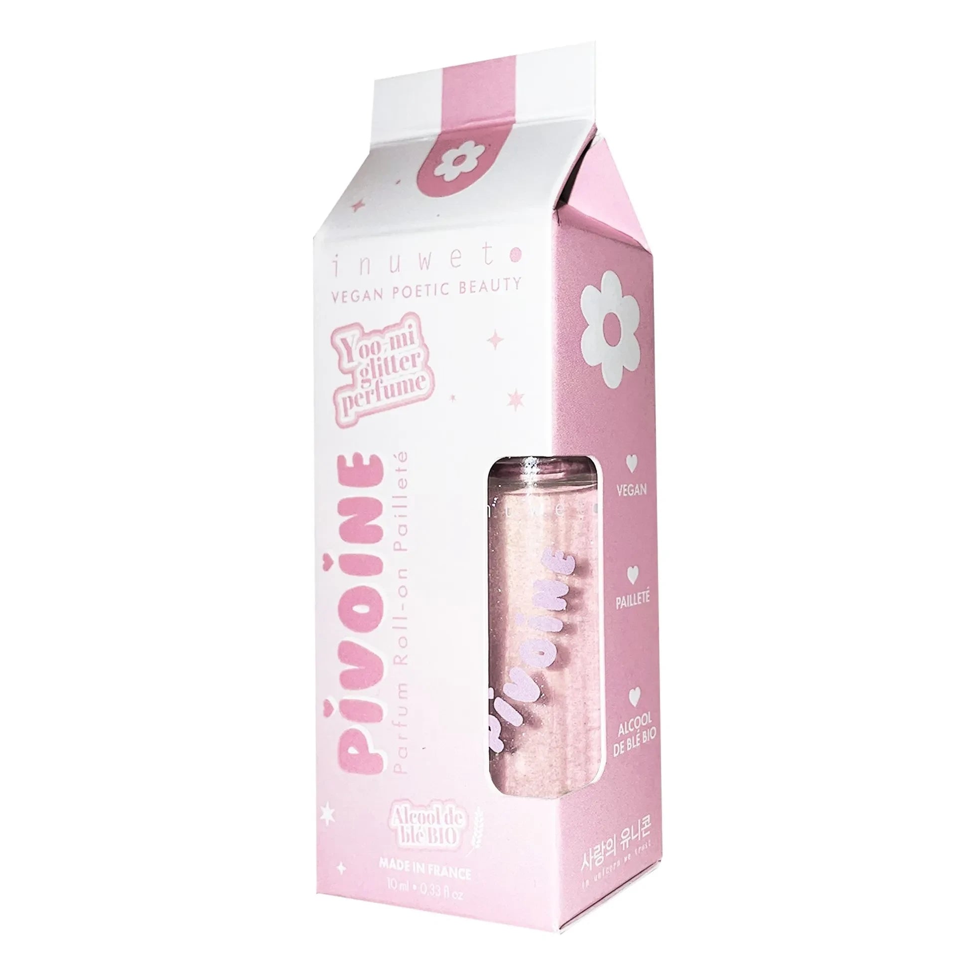 Inuwet - Powder Pink Glittery Roll-On Perfume - 10ml