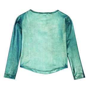 The Animals Observatory - Glänzendes T-Shirt | Metallic-Blau