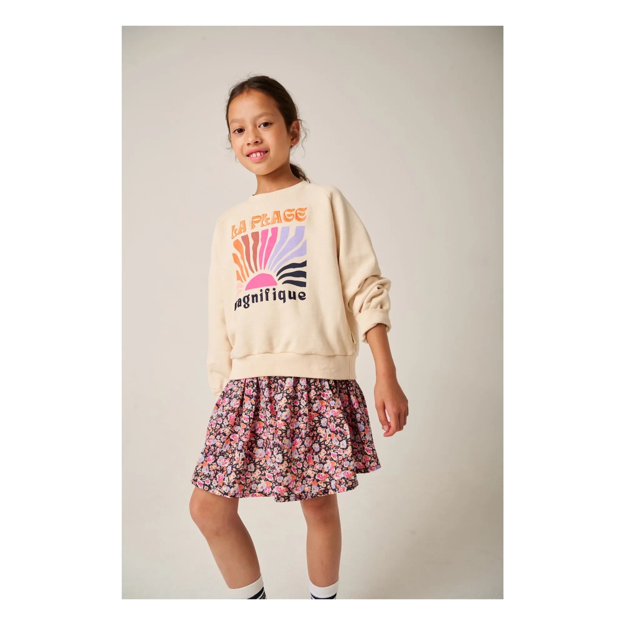 Tumble N'Dry - Sudadera de algodón orgánico color ciruela | Crudo