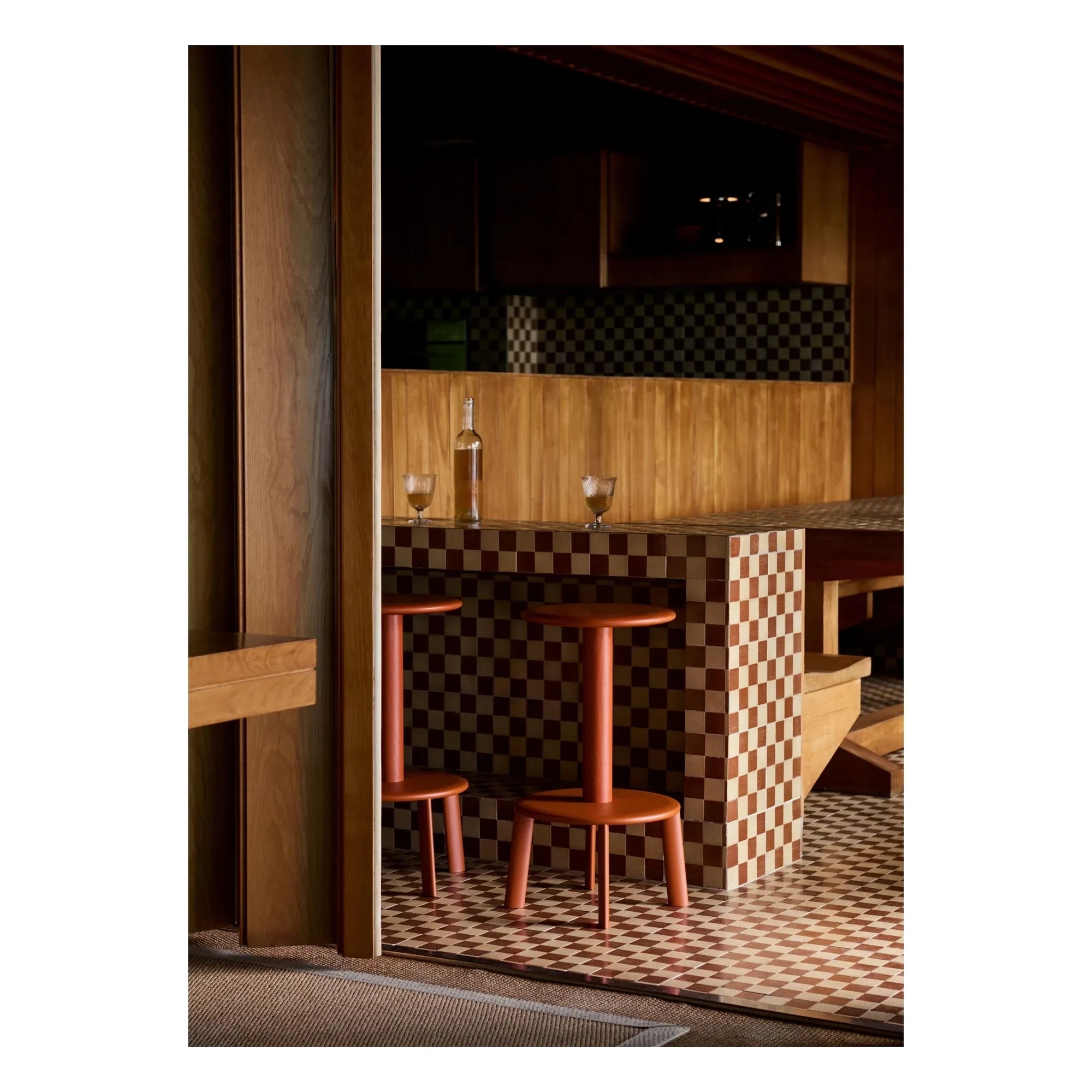 & Tradition - Solid Stool AV40 75 cm, Anderssen & Voll | Red